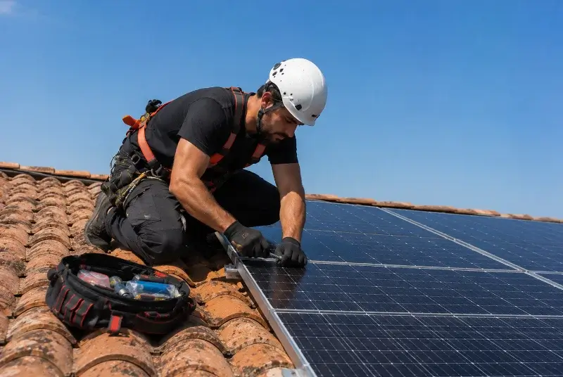Maintenance et monitoring de panneaux solaires à Portets