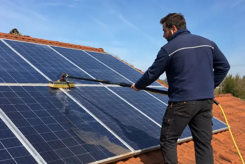 Nettoyage et entretien de panneaux solaires à Portets
